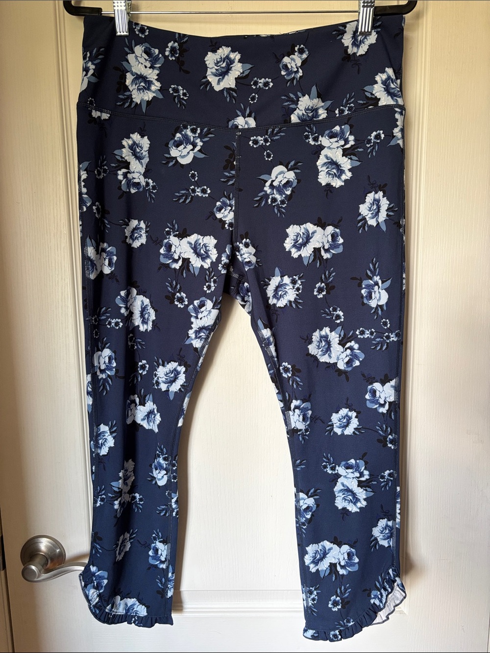 Kate Spade Floral Cropped Leggings XL